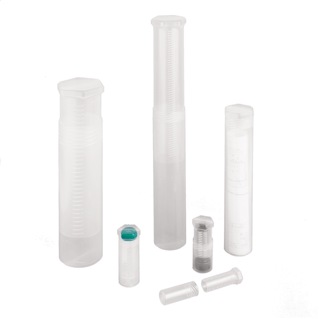 Packing tube (PP), 26 mm DM x 80-120 mm